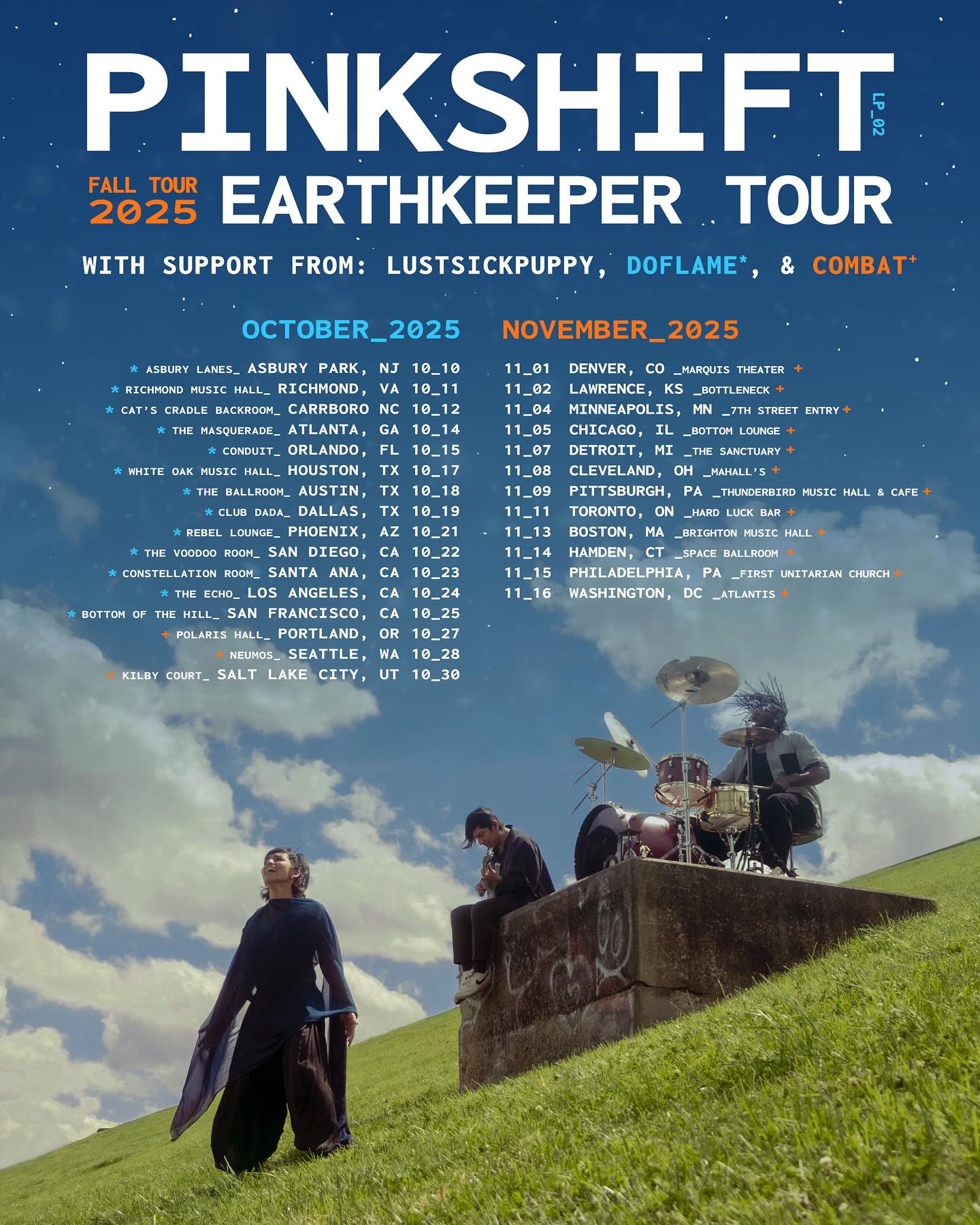 DoFlame Earthkeeper Tour Poster 2025